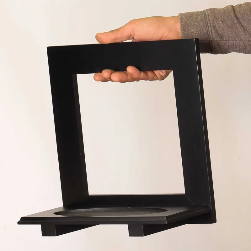 PRESENTOIR EN BOIS N°10 noir